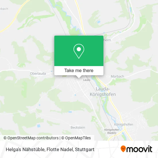 Карта Helga's Nähstüble, Flotte Nadel