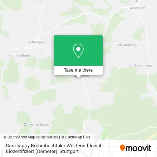 Карта Ganzhappy Brehmbachtaler Weiderindfleisch Biozertifiziert (Demeter)