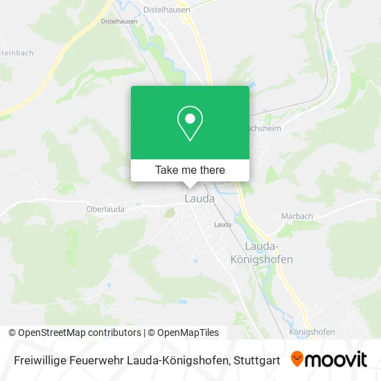Карта Freiwillige Feuerwehr Lauda-Königshofen