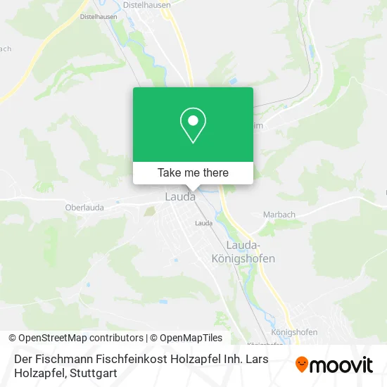 Карта Der Fischmann Fischfeinkost Holzapfel Inh. Lars Holzapfel