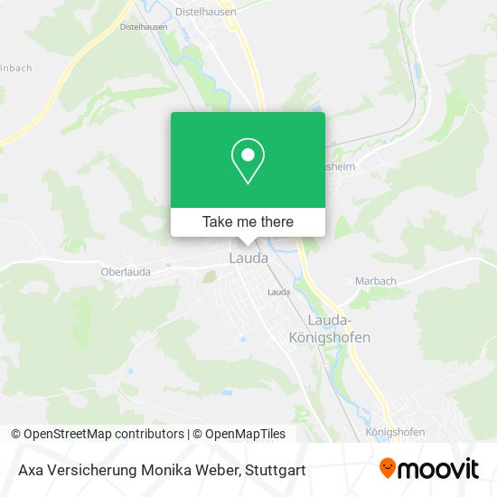 Axa Versicherung Monika Weber map