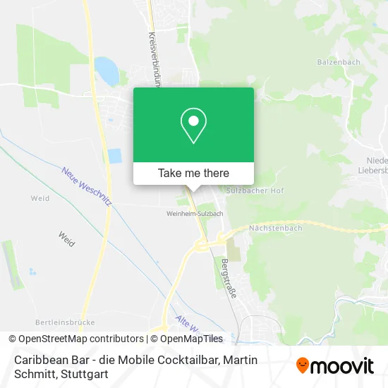 Карта Caribbean Bar - die Mobile Cocktailbar, Martin Schmitt