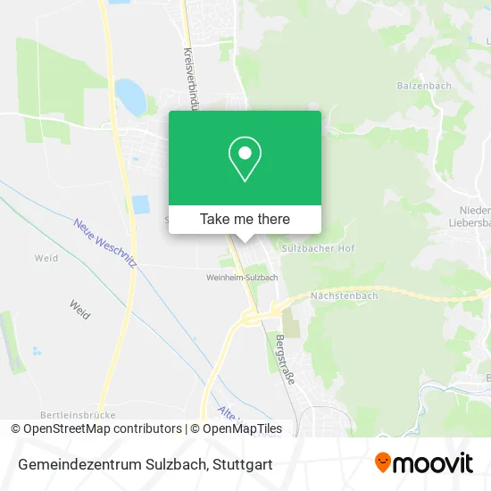 Карта Gemeindezentrum Sulzbach
