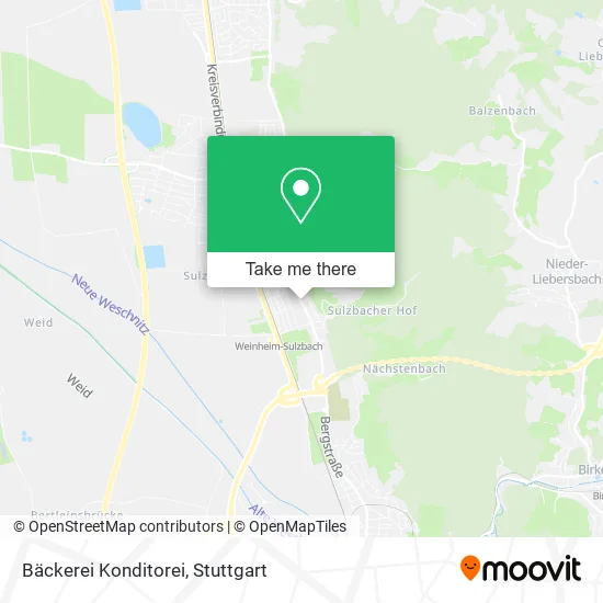 Карта Bäckerei Konditorei