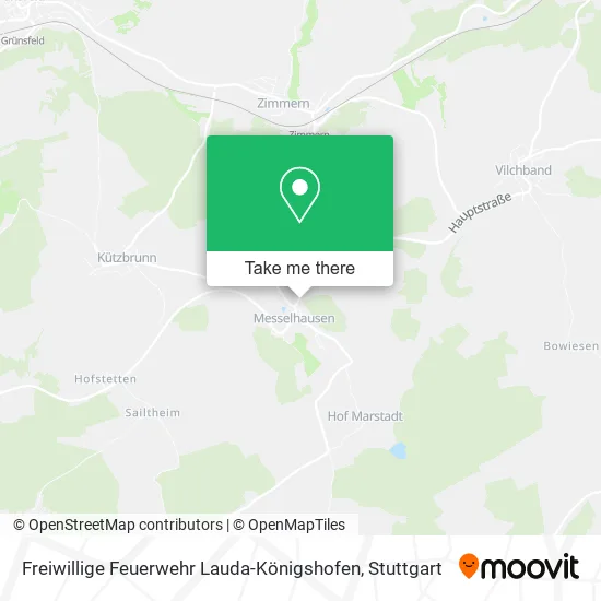 Карта Freiwillige Feuerwehr Lauda-Königshofen