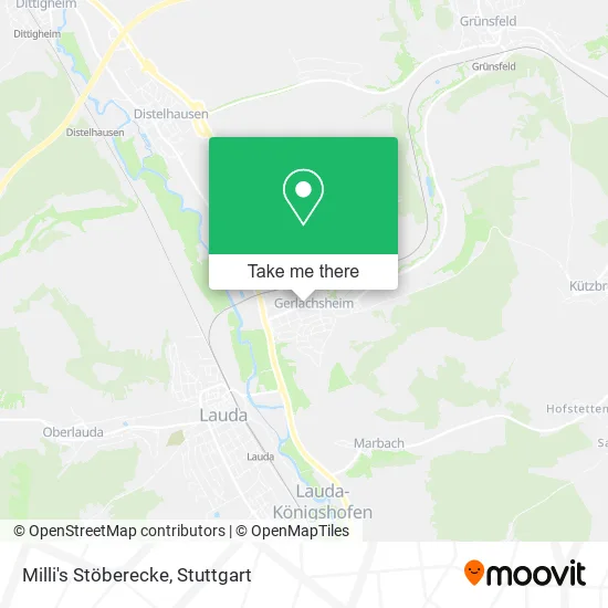 Карта Milli's Stöberecke