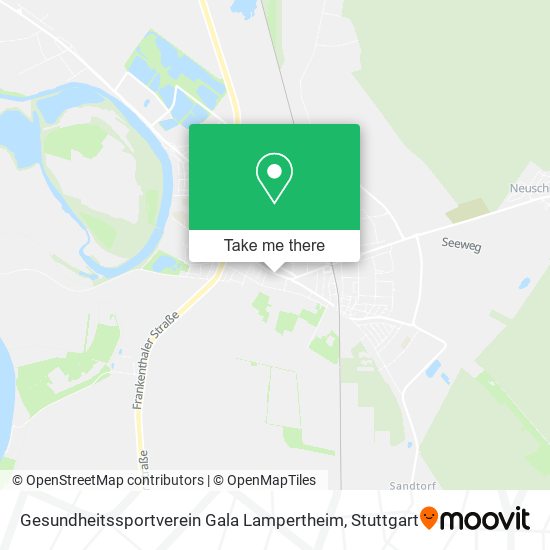 Gesundheitssportverein Gala Lampertheim map