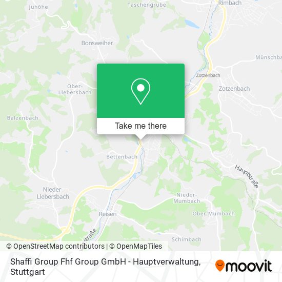 Shaffi Group Fhf Group GmbH - Hauptverwaltung map