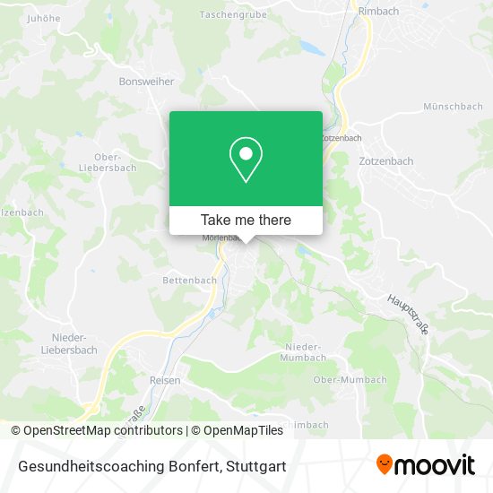 Gesundheitscoaching Bonfert map