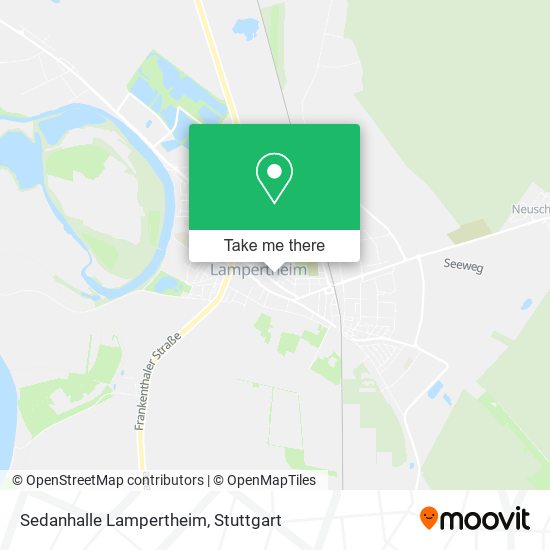 Sedanhalle Lampertheim map