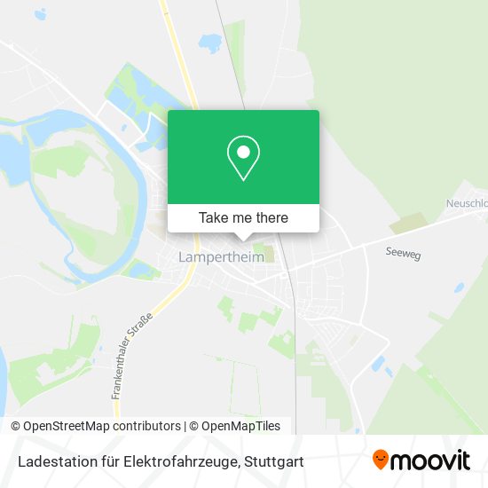 Ladestation für Elektrofahrzeuge map