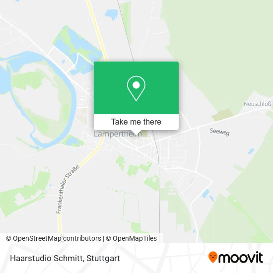 Карта Haarstudio Schmitt