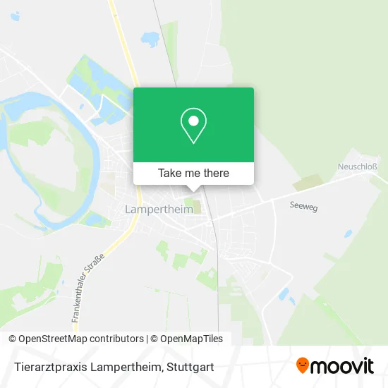 Карта Tierarztpraxis Lampertheim