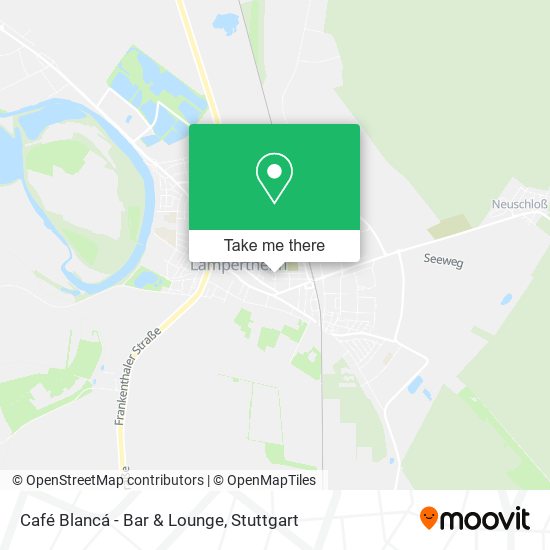 Café Blancá - Bar & Lounge map