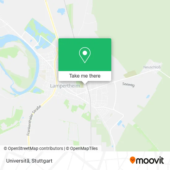 Universitã map