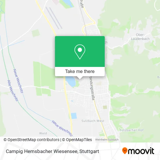 Карта Campig Hemsbacher Wiesensee