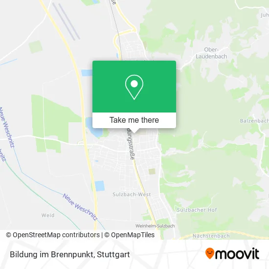 Карта Bildung im Brennpunkt