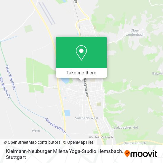 Kleimann-Neuburger Milena Yoga-Studio Hemsbach map