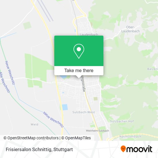 Frisiersalon Schnittig map