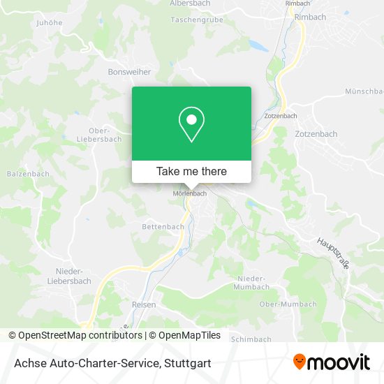 Achse Auto-Charter-Service map