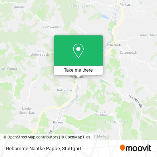 Карта Hebamme Nantke Pappe