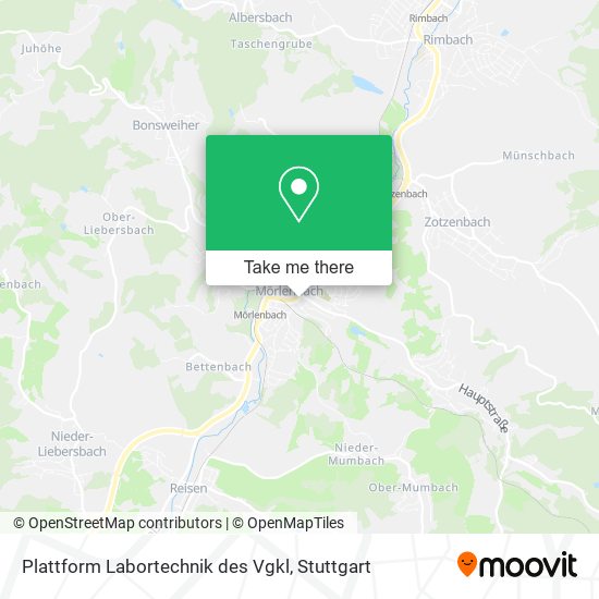 Карта Plattform Labortechnik des Vgkl