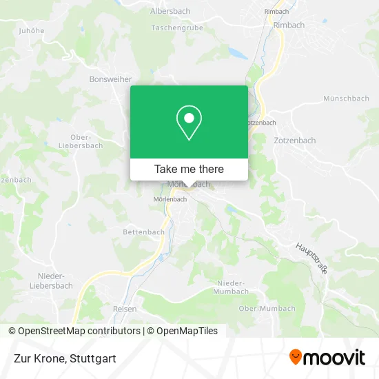 Карта Zur Krone