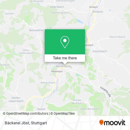 Bäckerei Jöst map