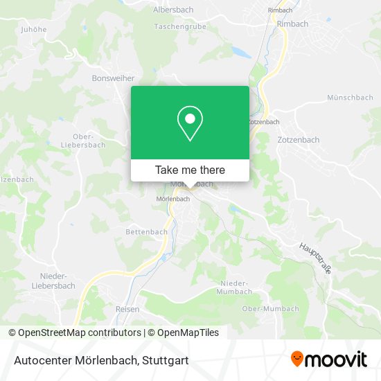 Autocenter Mörlenbach map