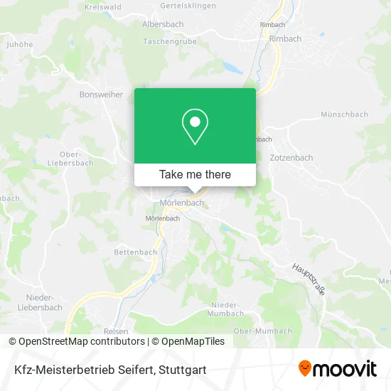 Карта Kfz-Meisterbetrieb Seifert