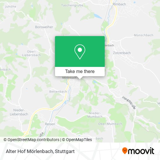 Alter Hof Mörlenbach map
