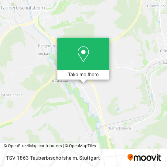 Карта TSV 1863 Tauberbischofsheim