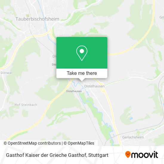 Карта Gasthof Kaiser der Grieche Gasthof