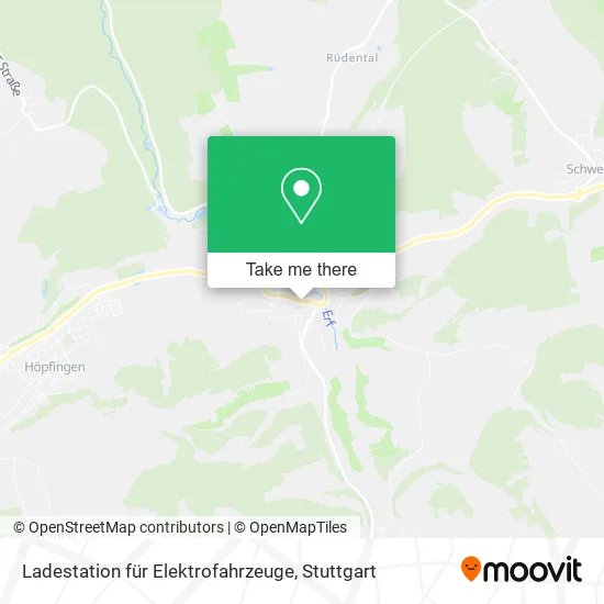 Карта Ladestation für Elektrofahrzeuge