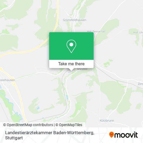 Landestierärztekammer Baden-Württemberg map