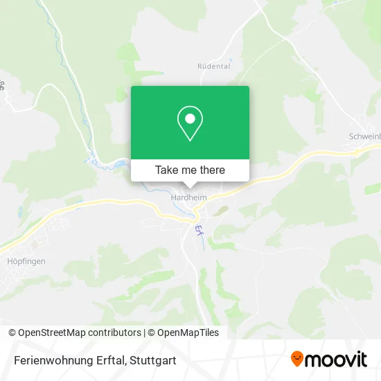 Карта Ferienwohnung Erftal