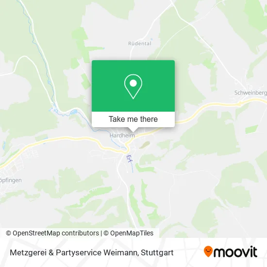 Карта Metzgerei & Partyservice Weimann