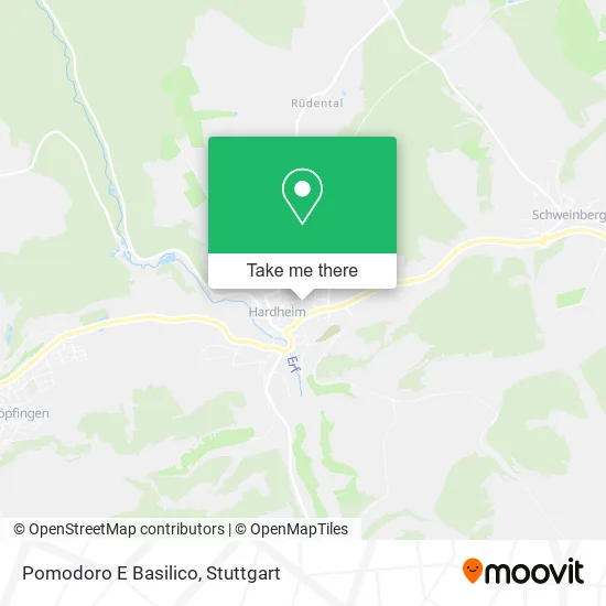 Карта Pomodoro E Basilico