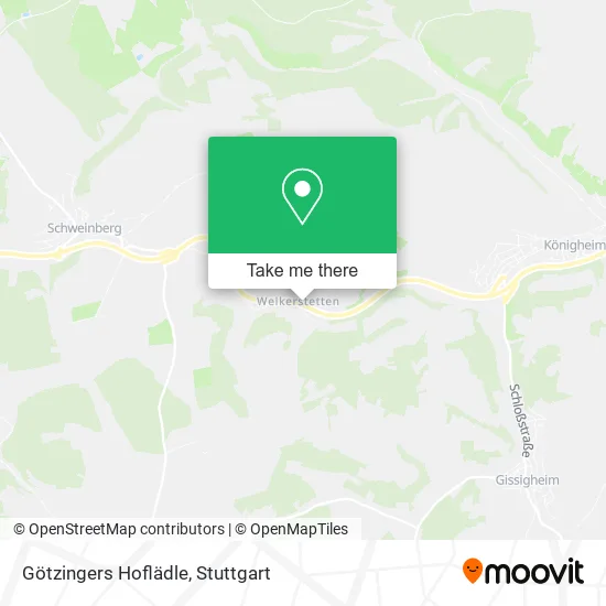 Карта Götzingers Hoflädle