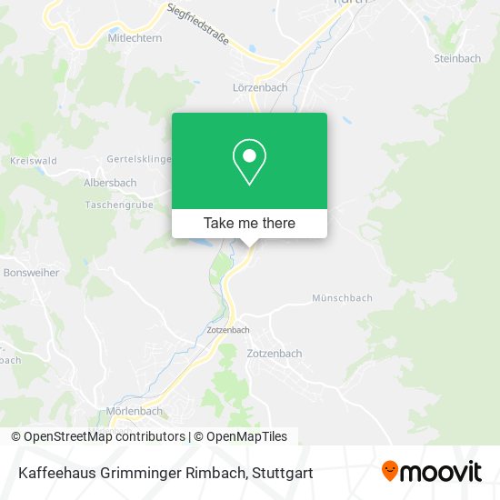 Kaffeehaus Grimminger Rimbach map