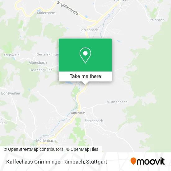 Карта Kaffeehaus Grimminger Rimbach