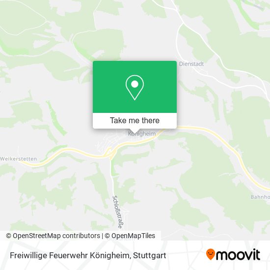 Freiwillige Feuerwehr Königheim map
