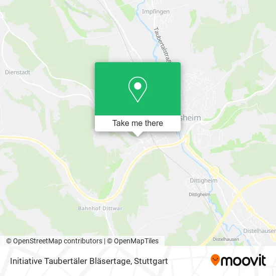 Карта Initiative Taubertäler Bläsertage