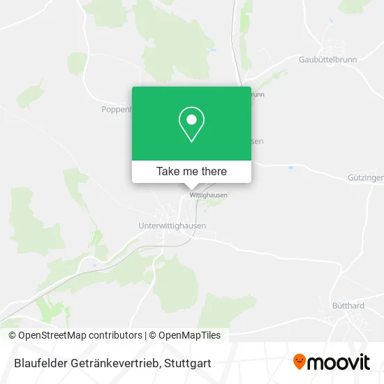 Карта Blaufelder Getränkevertrieb