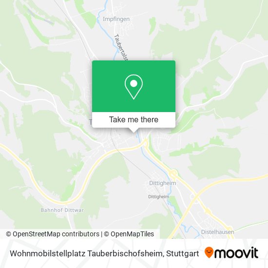 Карта Wohnmobilstellplatz Tauberbischofsheim