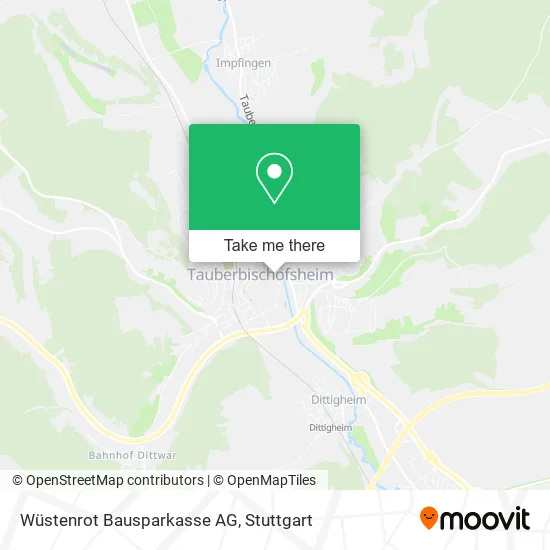 Карта Wüstenrot Bausparkasse AG
