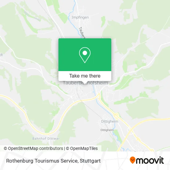 Карта Rothenburg Tourismus Service