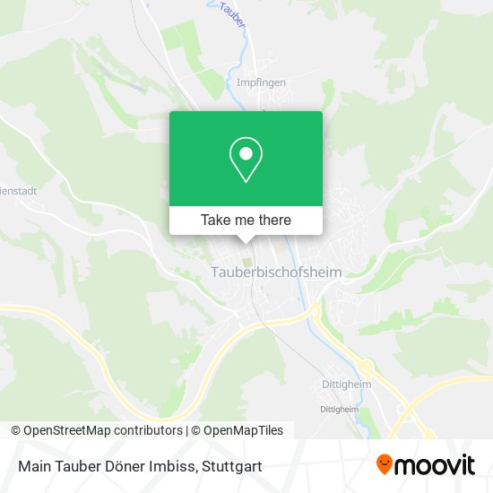 Карта Main Tauber Döner Imbiss