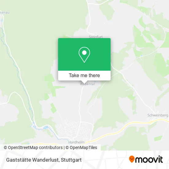 Карта Gaststätte Wanderlust