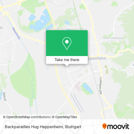 Карта Backparadies Hug Heppenheim